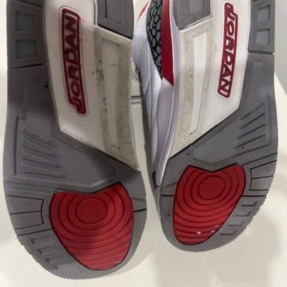 Size 2Y Air Jordan 3 Retro “Fire Red” Athletic Basketball Shoes DM0966-160 - Picture 6 of 8